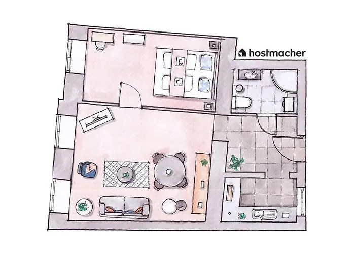 Pristine 1br Steps From By Hm * Viena